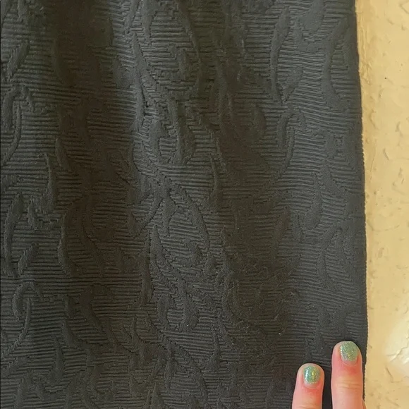 ANTONIO MELANI Black Midi Dress with Belt Detail - Picture 3 of 6